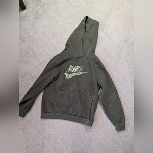 Nike Black Camouflage Hoodie Medium